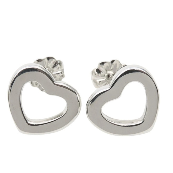 Tiffany & Co. Jewelry - TIFFANY Authentic Silver Heart Earrings